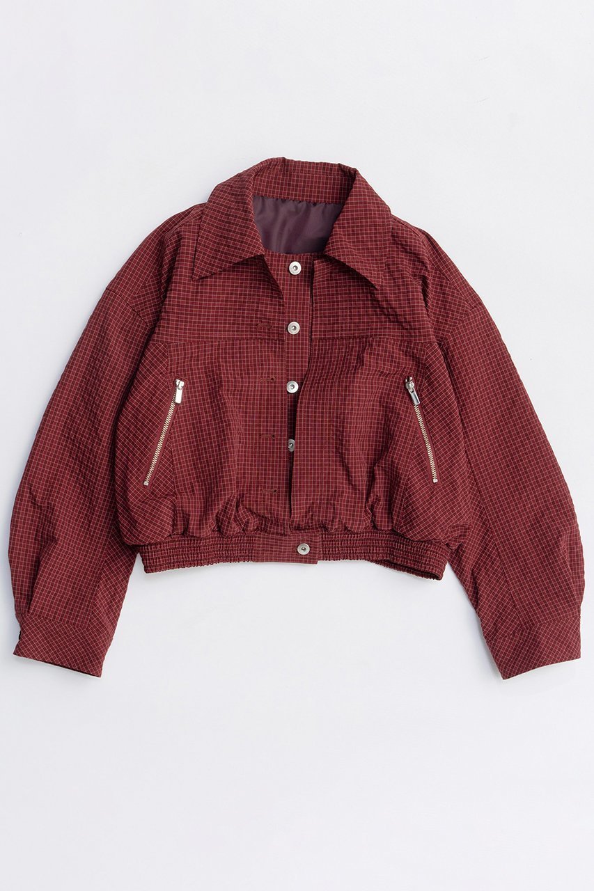 【メゾンスペシャル/MAISON SPECIAL】のLayered Check Blouson/レイヤードチェックブルゾン インテリア・キッズ・メンズ・レディースファッション・服の通販 founy(ファニー) ファッション Fashion レディースファッション Fashion for Women アウター Coat / Outerwear Collection レディースジャケット・軽アウター Jackets ブルゾンジャケット・スポーティアウター Blouson Jackets 春 Spring コンパクト Compact, Small Size ショート Short, Short Length シンプル Simple, Minimal ジャケット Jacket, Outerwear タフタ Taffeta, Structured Fabric チェック Check, Plaid, Tartan トレンド Trend, Trending Now バランス Balance, Style Balance ブルゾン Blouson, Bomber Jacket S/S・春夏 SS, Spring/Summer, Warm Season 夏 Summer 2026年 2026 BRD(ボルドー)|ID: prp329100004807513 ipo3291000000034886366