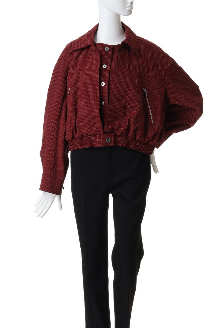 【メゾンスペシャル/MAISON SPECIAL】のLayered Check Blouson/レイヤードチェックブルゾン 人気、トレンドファッション・服の通販 founy(ファニー) ファッション Fashion レディースファッション Fashion for Women アウター Coat / Outerwear Collection レディースジャケット・軽アウター Jackets ブルゾンジャケット・スポーティアウター Blouson Jackets コンパクト Compact, Small Size ショート Short, Short Length シンプル Simple, Minimal ジャケット Jacket, Outerwear タフタ Taffeta, Structured Fabric チェック Check, Plaid, Tartan トレンド Trend, Trending Now バランス Balance, Style Balance ブルゾン Blouson, Bomber Jacket other-2|ID: prp329100004807513 ipo3291000000036825218