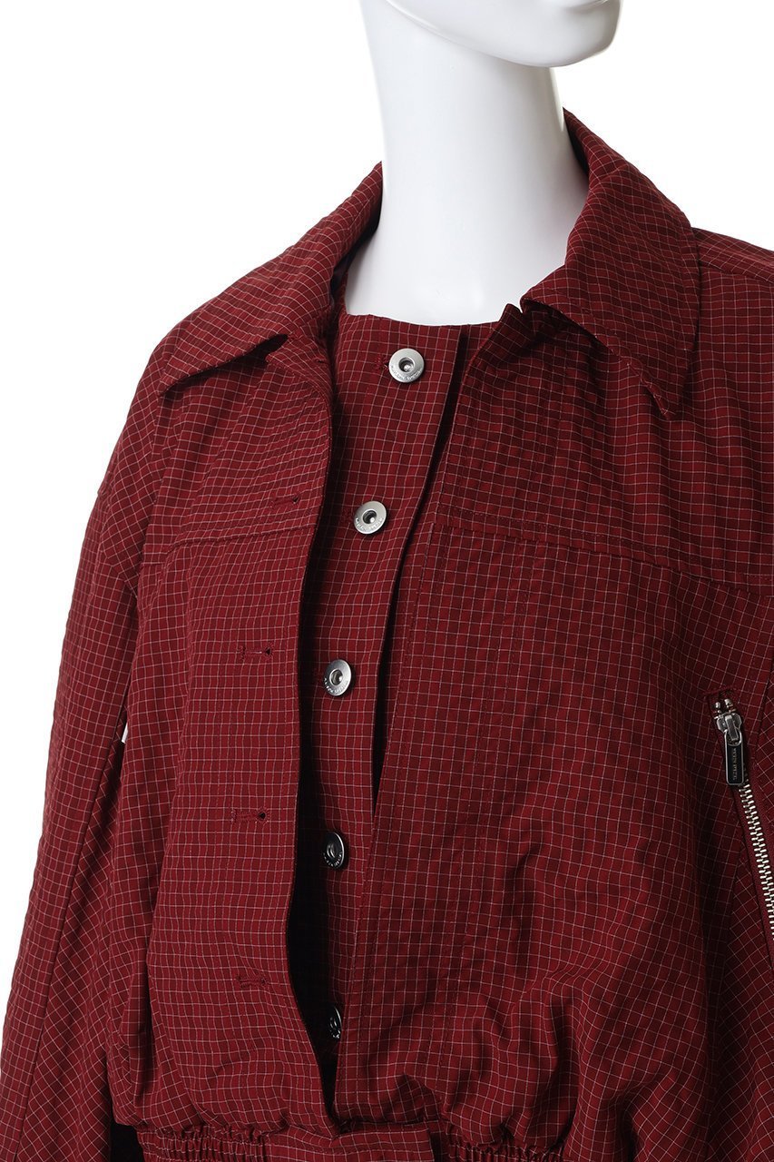 【メゾンスペシャル/MAISON SPECIAL】のLayered Check Blouson/レイヤードチェックブルゾン 人気、トレンドファッション・服の通販 founy(ファニー) ファッション Fashion レディースファッション Fashion for Women アウター Coat / Outerwear Collection レディースジャケット・軽アウター Jackets ブルゾンジャケット・スポーティアウター Blouson Jackets コンパクト Compact, Small Size ショート Short, Short Length シンプル Simple, Minimal ジャケット Jacket, Outerwear タフタ Taffeta, Structured Fabric チェック Check, Plaid, Tartan トレンド Trend, Trending Now バランス Balance, Style Balance ブルゾン Blouson, Bomber Jacket other-5|ID: prp329100004807513 ipo3291000000036825221