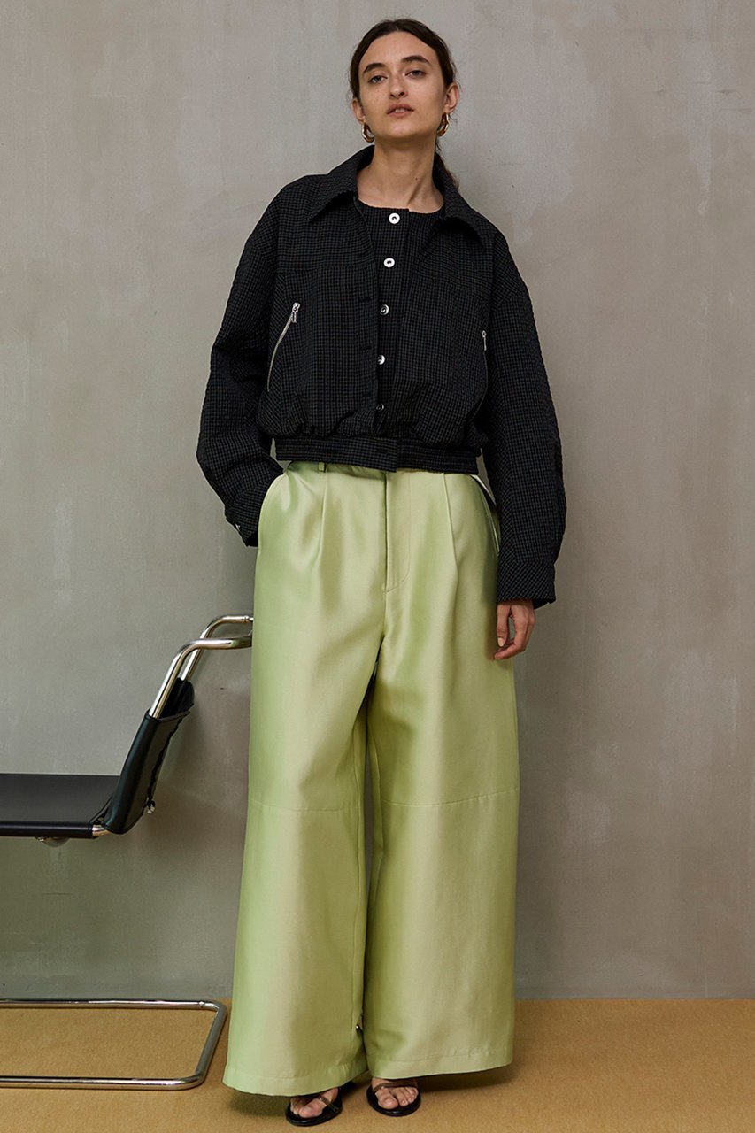 【メゾンスペシャル/MAISON SPECIAL】のLayered Check Blouson/レイヤードチェックブルゾン 人気、トレンドファッション・服の通販 founy(ファニー) ファッション Fashion レディースファッション Fashion for Women アウター Coat / Outerwear Collection レディースジャケット・軽アウター Jackets ブルゾンジャケット・スポーティアウター Blouson Jackets コンパクト Compact, Small Size ショート Short, Short Length シンプル Simple, Minimal ジャケット Jacket, Outerwear タフタ Taffeta, Structured Fabric チェック Check, Plaid, Tartan トレンド Trend, Trending Now バランス Balance, Style Balance ブルゾン Blouson, Bomber Jacket other-8|ID: prp329100004807513 ipo3291000000036825224