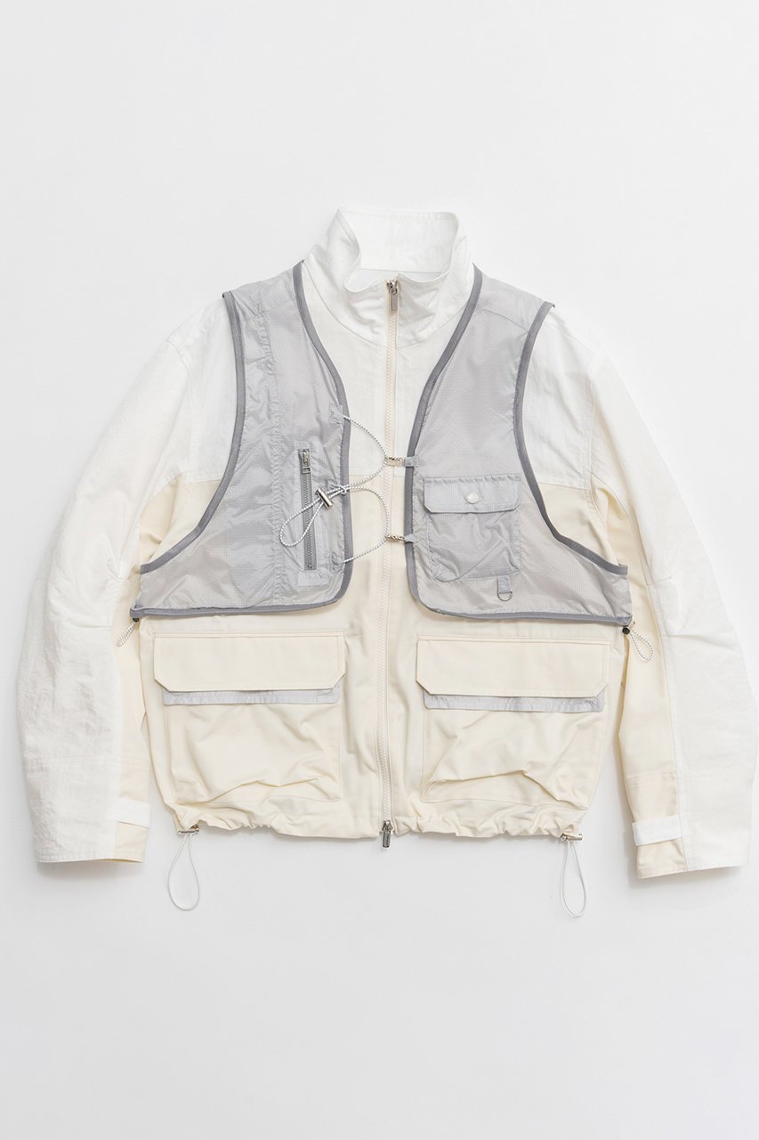 【メゾンスペシャル/MAISON SPECIAL】のBest Layered Mountain Jacket/ベストレイヤードマウンテンジャケット インテリア・キッズ・メンズ・レディースファッション・服の通販 founy(ファニー) ファッション Fashion レディースファッション Fashion for Women アウター Coat / Outerwear Collection レディースジャケット・軽アウター Jackets 2026年 2026 ジャケット Jacket, Outerwear スポーティ Sporty, Casual Athletic トレンド Trend, Trending Now フェミニン Feminine, Girly ベスト Vest, Waistcoat ミックス Mix, Mixed Style 夏 Summer 春 Spring S/S・春夏 SS, Spring/Summer, Warm Season WHT(ホワイト)|ID: prp329100004807514 ipo3291000000034886374