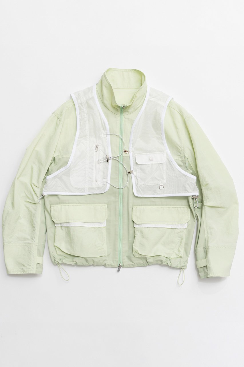 【メゾンスペシャル/MAISON SPECIAL】のBest Layered Mountain Jacket/ベストレイヤードマウンテンジャケット インテリア・キッズ・メンズ・レディースファッション・服の通販 founy(ファニー) ファッション Fashion レディースファッション Fashion for Women アウター Coat / Outerwear Collection レディースジャケット・軽アウター Jackets 2026年 2026 ジャケット Jacket, Outerwear スポーティ Sporty, Casual Athletic トレンド Trend, Trending Now フェミニン Feminine, Girly ベスト Vest, Waistcoat ミックス Mix, Mixed Style 夏 Summer 春 Spring S/S・春夏 SS, Spring/Summer, Warm Season GRN(グリーン)|ID: prp329100004807514 ipo3291000000034886376