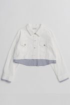 【メゾンスペシャル/MAISON SPECIAL】の2WAY Denim Short Jacket/2WAYデニムショートジャケット 人気、トレンドファッション・服の通販 founy(ファニー) ファッション Fashion レディースファッション Fashion for Women アウター Coat / Outerwear Collection レディースジャケット・軽アウター Jackets 春 Spring コンパクト Compact, Small Size ショート Short, Short Length シンプル Simple, Minimal ジャケット Jacket, Outerwear デニム Denim, Jeans Material トレンド Trend, Trending Now フェミニン Feminine, Girly ミックス Mix, Mixed Style S/S・春夏 SS, Spring/Summer, Warm Season おすすめ Recommended / Our Picks 夏 Summer 2026年 2026 thumbnail WHT(ホワイト)|ID: prp329100004807515 ipo3291000000034886385