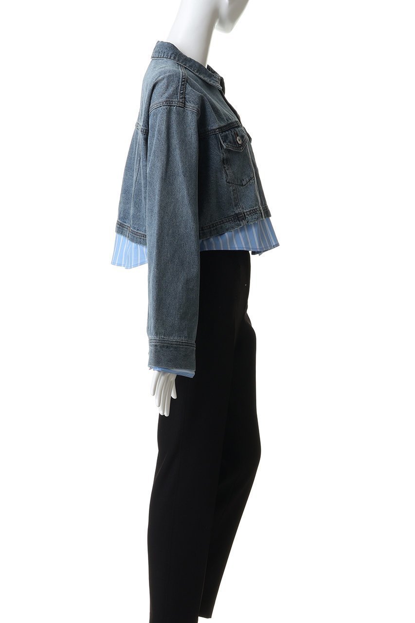 【メゾンスペシャル/MAISON SPECIAL】の2WAY Denim Short Jacket/2WAYデニムショートジャケット 人気、トレンドファッション・服の通販 founy(ファニー) 　ファッション　Fashion　レディースファッション　Fashion for Women　アウター　Coat / Outerwear Collection　レディースジャケット・軽アウター　Jackets　おすすめ　Recommended / Our Picks　コンパクト　Compact, Small Size　ショート　Short, Short Length　シンプル　Simple, Minimal　ジャケット　Jacket, Outerwear　デニム　Denim, Jeans Material　トレンド　Trend, Trending Now　フェミニン　Feminine, Girly　ミックス　Mix, Mixed Style　other-3|ID: prp329100004807515 ipo3291000000036891013