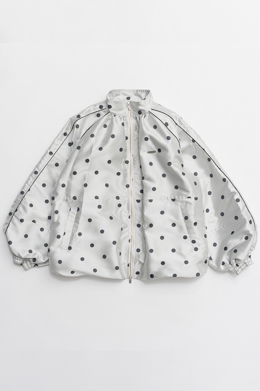 【メゾンスペシャル/MAISON SPECIAL】のDot Voluminous Balloon Blouson/ドットボリューミーバルーンブルゾン 人気、トレンドファッション・服の通販 founy(ファニー) ファッション Fashion レディースファッション Fashion for Women アウター Coat / Outerwear Collection レディースジャケット・軽アウター Jackets ブルゾンジャケット・スポーティアウター Blouson Jackets オケージョン Occasion Wear 春 Spring ジャカード/ジャガード Jacquard, Woven Pattern ジャケット Jacket, Outerwear スポーティ Sporty, Casual Athletic セットアップ Set-Up, Coordinated Outfit デニム Denim, Jeans Material トレンド Trend, Trending Now ドット Polka Dot, Dot Pattern バルーン Balloon, Balloon Silhouette フェミニン Feminine, Girly ブルゾン Blouson, Bomber Jacket ミックス Mix, Mixed Style S/S・春夏 SS, Spring/Summer, Warm Season 夏 Summer 2026年 2026 other-1|ID: prp329100004807516 ipo3291000000034886394