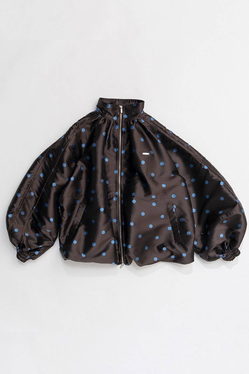 【メゾンスペシャル/MAISON SPECIAL】のDot Voluminous Balloon Blouson/ドットボリューミーバルーンブルゾン インテリア・キッズ・メンズ・レディースファッション・服の通販 founy(ファニー) ファッション Fashion レディースファッション Fashion for Women アウター Coat / Outerwear Collection レディースジャケット・軽アウター Jackets ブルゾンジャケット・スポーティアウター Blouson Jackets オケージョン Occasion Wear 春 Spring ジャカード/ジャガード Jacquard, Woven Pattern ジャケット Jacket, Outerwear スポーティ Sporty, Casual Athletic セットアップ Set-Up, Coordinated Outfit デニム Denim, Jeans Material トレンド Trend, Trending Now ドット Polka Dot, Dot Pattern バルーン Balloon, Balloon Silhouette フェミニン Feminine, Girly ブルゾン Blouson, Bomber Jacket ミックス Mix, Mixed Style S/S・春夏 SS, Spring/Summer, Warm Season 夏 Summer 2026年 2026 BRN(ブラウン)|ID: prp329100004807516 ipo3291000000034886396