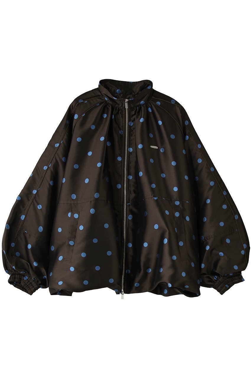 【メゾンスペシャル/MAISON SPECIAL】のDot Voluminous Balloon Blouson/ドットボリューミーバルーンブルゾン インテリア・キッズ・メンズ・レディースファッション・服の通販 founy(ファニー) 　ファッション　Fashion　レディースファッション　Fashion for Women　アウター　Coat / Outerwear Collection　レディースジャケット・軽アウター　Jackets　ブルゾンジャケット・スポーティアウター　Blouson Jackets　オケージョン　Occasion Wear　春　Spring　ジャカード／ジャガード　Jacquard, Woven Pattern　ジャケット　Jacket, Outerwear　スポーティ　Sporty, Casual Athletic　セットアップ　Set-Up, Coordinated Outfit　デニム　Denim, Jeans Material　トレンド　Trend, Trending Now　ドット　Polka Dot, Dot Pattern　バルーン　Balloon, Balloon Silhouette　フェミニン　Feminine, Girly　ブルゾン　Blouson, Bomber Jacket　ミックス　Mix, Mixed Style　S/S・春夏　SS, Spring/Summer, Warm Season　夏　Summer　2026年　2026　BRN(ブラウン)|ID: prp329100004807516 ipo3291000000036138654