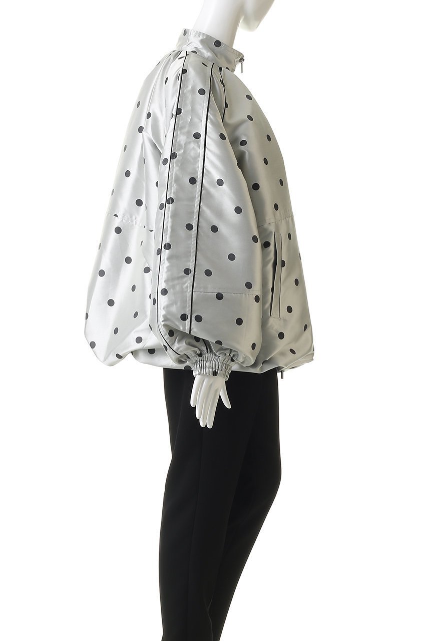 【メゾンスペシャル/MAISON SPECIAL】のDot Voluminous Balloon Blouson/ドットボリューミーバルーンブルゾン 人気、トレンドファッション・服の通販 founy(ファニー) 　ファッション　Fashion　レディースファッション　Fashion for Women　アウター　Coat / Outerwear Collection　レディースジャケット・軽アウター　Jackets　ブルゾンジャケット・スポーティアウター　Blouson Jackets　オケージョン　Occasion Wear　ジャカード／ジャガード　Jacquard, Woven Pattern　ジャケット　Jacket, Outerwear　スポーティ　Sporty, Casual Athletic　セットアップ　Set-Up, Coordinated Outfit　デニム　Denim, Jeans Material　トレンド　Trend, Trending Now　ドット　Polka Dot, Dot Pattern　バルーン　Balloon, Balloon Silhouette　フェミニン　Feminine, Girly　ブルゾン　Blouson, Bomber Jacket　ミックス　Mix, Mixed Style　other-3|ID: prp329100004807516 ipo3291000000036734462