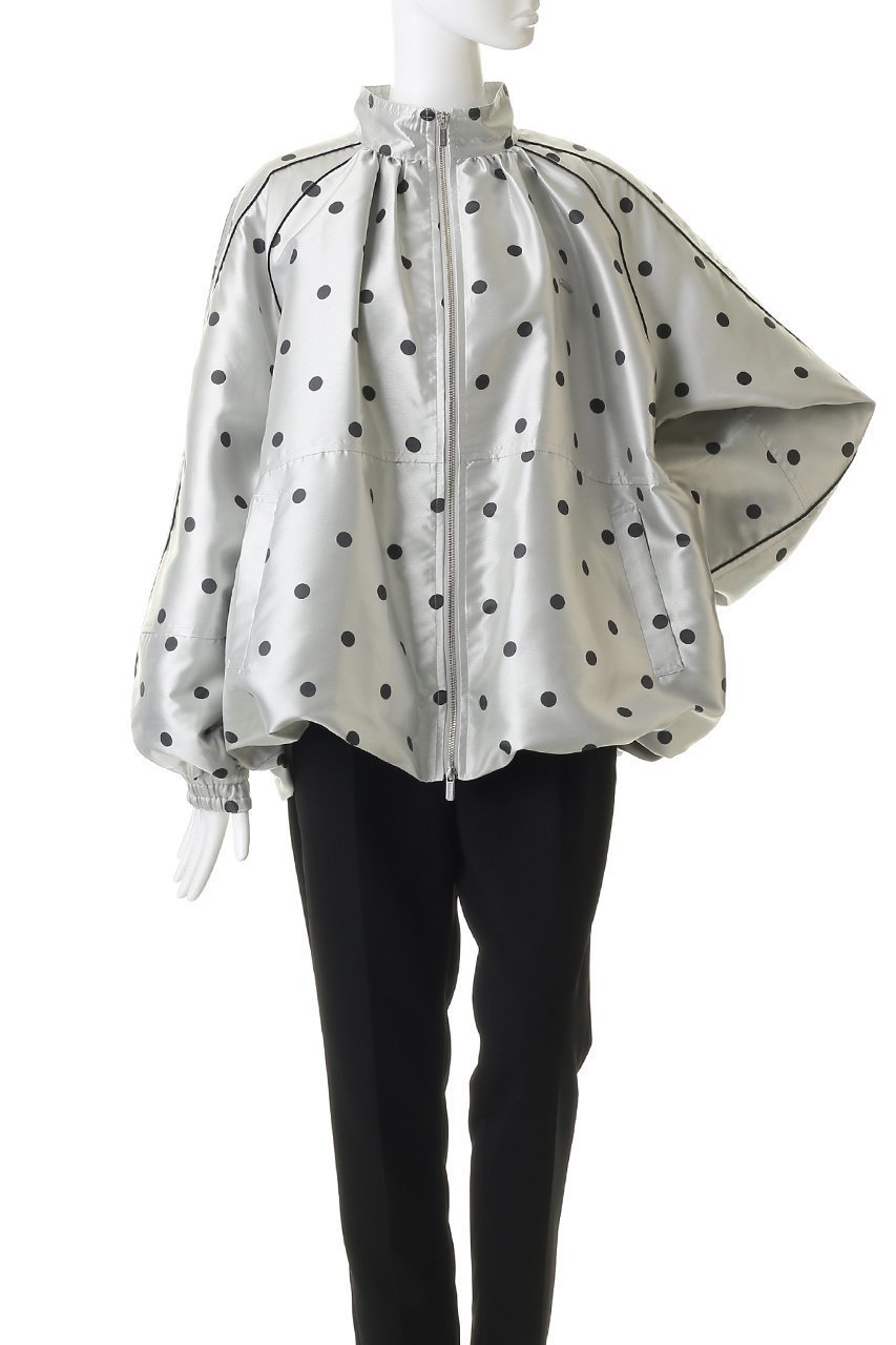 【メゾンスペシャル/MAISON SPECIAL】のDot Voluminous Balloon Blouson/ドットボリューミーバルーンブルゾン 人気、トレンドファッション・服の通販 founy(ファニー) 　ファッション　Fashion　レディースファッション　Fashion for Women　アウター　Coat / Outerwear Collection　レディースジャケット・軽アウター　Jackets　ブルゾンジャケット・スポーティアウター　Blouson Jackets　オケージョン　Occasion Wear　ジャカード／ジャガード　Jacquard, Woven Pattern　ジャケット　Jacket, Outerwear　スポーティ　Sporty, Casual Athletic　セットアップ　Set-Up, Coordinated Outfit　デニム　Denim, Jeans Material　トレンド　Trend, Trending Now　ドット　Polka Dot, Dot Pattern　バルーン　Balloon, Balloon Silhouette　フェミニン　Feminine, Girly　ブルゾン　Blouson, Bomber Jacket　ミックス　Mix, Mixed Style　other-7|ID: prp329100004807516 ipo3291000000036734466
