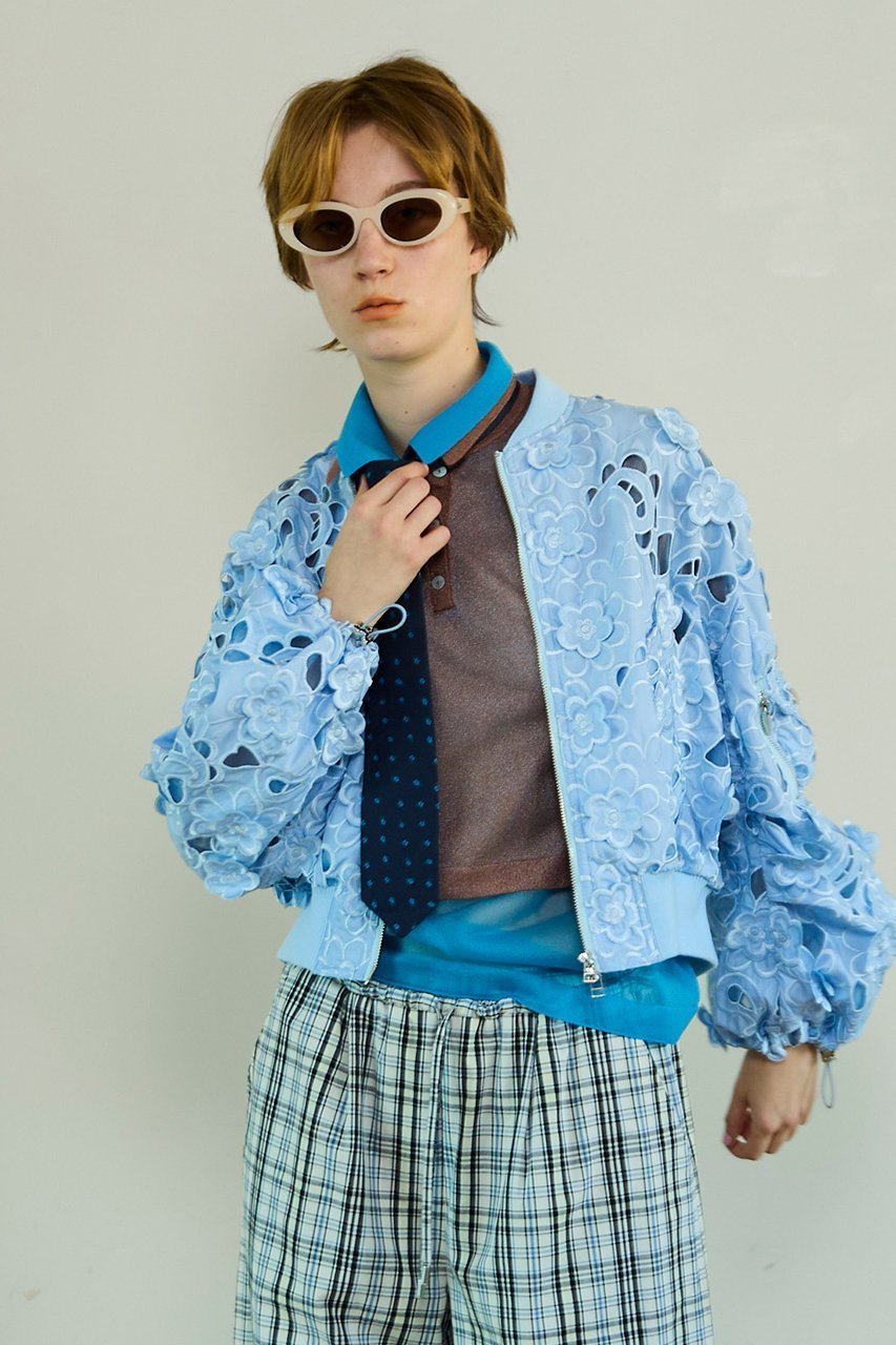 【メゾンスペシャル/MAISON SPECIAL】のCut-Off Flower MA-1/カットオフフラワーMA-1 人気、トレンドファッション・服の通販 founy(ファニー) ファッション Fashion レディースファッション Fashion for Women アウター Coat / Outerwear Collection レディースジャケット・軽アウター Jackets ブルゾンジャケット・スポーティアウター Blouson Jackets MA-1ジャケット MA-1 Bomber Jackets / Flight Jackets 春 Spring カットオフ Cut-Off Design コンパクト Compact, Small Size ショート Short, Short Length ジャケット Jacket, Outerwear スポーティ Sporty, Casual Athletic デニム Denim, Jeans Material バランス Balance, Style Balance パジャマ Pajamas, Sleepwear フラワー Flower, Floral ブルゾン Blouson, Bomber Jacket 別注 Limited Edition, Custom Order ミックス Mix, Mixed Style モチーフ Motif, Design Theme S/S・春夏 SS, Spring/Summer, Warm Season 夏 Summer 2026年 2026 other-7|ID: prp329100004807520 ipo3291000000034886441