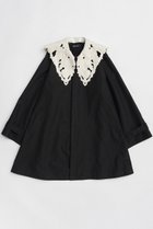 【メゾンスペシャル/MAISON SPECIAL】のLace Collar Tent Flare Trench Coat/レースカラーテントフレアトレンチコート 人気、トレンドファッション・服の通販 founy(ファニー) ファッション Fashion レディースファッション Fashion for Women アウター Coat / Outerwear Collection コート・ロングコート・ピーコート Long Coats, Peacoats & More トレンチコート / 春秋の定番アウター Trench Coats 2026年 2026 フレア Flare, Flared レース Lace, Lace Fabric ロング Long, Long-Length ワーク Workwear, Utility Style 夏 Summer 春 Spring S/S・春夏 SS, Spring/Summer, Warm Season thumbnail BLK(ブラック)|ID: prp329100004807521 ipo3291000000034886444