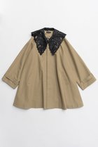 【メゾンスペシャル/MAISON SPECIAL】のLace Collar Tent Flare Trench Coat/レースカラーテントフレアトレンチコート 人気、トレンドファッション・服の通販 founy(ファニー) ファッション Fashion レディースファッション Fashion for Women アウター Coat / Outerwear Collection コート・ロングコート・ピーコート Long Coats, Peacoats & More トレンチコート / 春秋の定番アウター Trench Coats 2026年 2026 フレア Flare, Flared レース Lace, Lace Fabric ロング Long, Long-Length ワーク Workwear, Utility Style 夏 Summer 春 Spring S/S・春夏 SS, Spring/Summer, Warm Season thumbnail BGE(ベージュ)|ID: prp329100004807521 ipo3291000000034886445