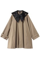 【メゾンスペシャル/MAISON SPECIAL】のLace Collar Tent Flare Trench Coat/レースカラーテントフレアトレンチコート BGE(ベージュ)|ID: prp329100004807521 ipo3291000000035619125