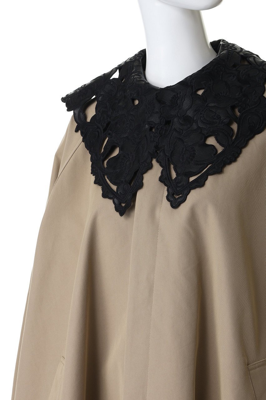 【メゾンスペシャル/MAISON SPECIAL】のLace Collar Tent Flare Trench Coat/レースカラーテントフレアトレンチコート 人気、トレンドファッション・服の通販 founy(ファニー) 　ファッション　Fashion　レディースファッション　Fashion for Women　アウター　Coat / Outerwear Collection　コート・ロングコート・ピーコート　Long Coats, Peacoats & More　トレンチコート / 春秋の定番アウター　Trench Coats　2026年　2026　フレア　Flare, Flared　レース　Lace, Lace Fabric　ロング　Long, Long-Length　ワーク　Workwear, Utility Style　夏　Summer　春　Spring　S/S・春夏　SS, Spring/Summer, Warm Season　other-5|ID: prp329100004807521 ipo3291000000035619132