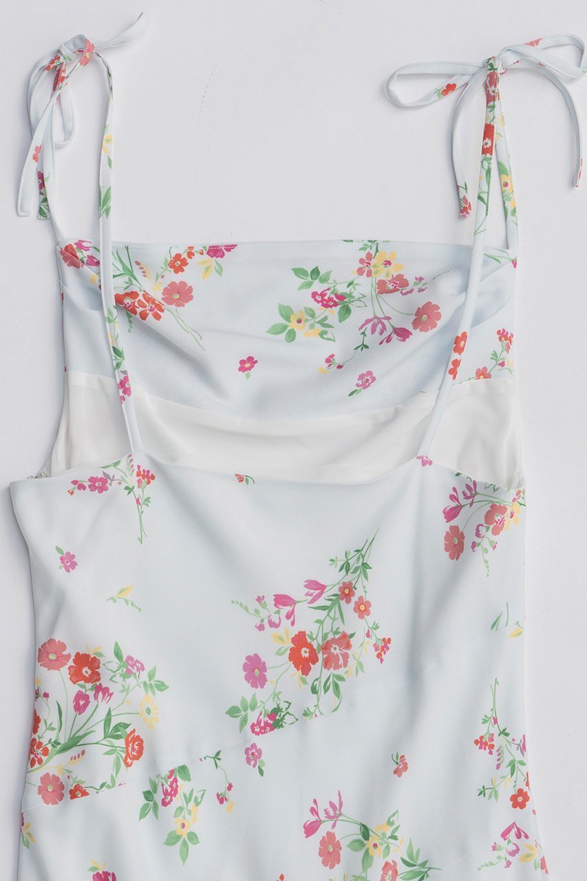 【メゾンスペシャル/MAISON SPECIAL】のFlower Camisole Dress/フラワーキャミワンピース 人気、トレンドファッション・服の通販 founy(ファニー) ファッション Fashion レディースファッション Fashion for Women ワンピース Dresses フォーマル・パーティードレス・結婚式用ドレス Elegant & Casual Dresses キャミソールワンピース Camisole Dresses チュニック Tunic Tops & Dresses 2026年 2026 アシンメトリー Asymmetrical Style クール Cool, Chic チュニック Tunic, Long Top バランス Balance, Style Balance パターン Pattern, Design Print フラワー Flower, Floral プリント Print, Printed Pattern リボン Ribbon, Bow ロング Long, Long-Length 夏 Summer 春 Spring S/S・春夏 SS, Spring/Summer, Warm Season other-6|ID: prp329100004807523 ipo3291000000034886470