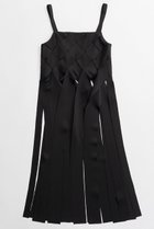 【メゾンスペシャル/MAISON SPECIAL】のCross Fringe Dress/クロスフリンジワンピース BLK(ブラック)|ID: prp329100004807524 ipo3291000000034886474