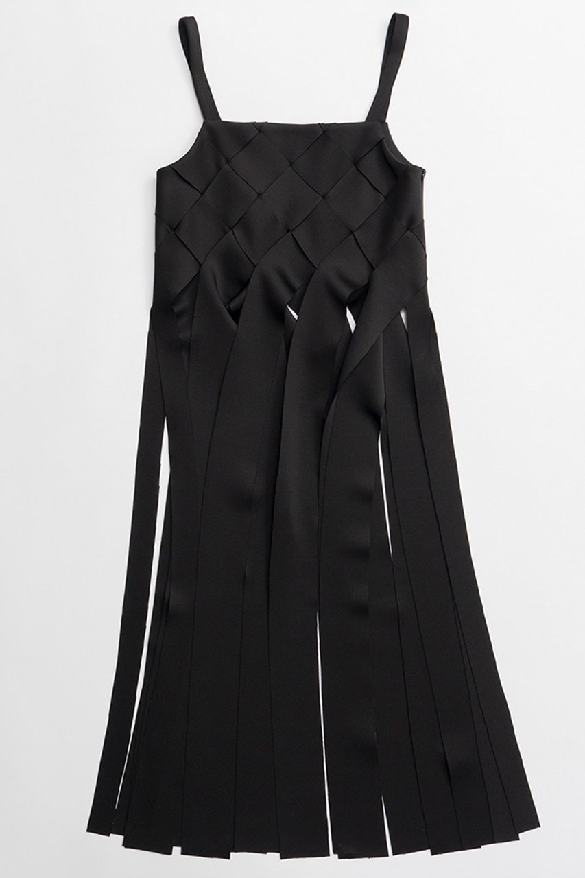 【メゾンスペシャル/MAISON SPECIAL】のCross Fringe Dress/クロスフリンジワンピース インテリア・キッズ・メンズ・レディースファッション・服の通販 founy(ファニー) ファッション Fashion レディースファッション Fashion for Women ワンピース Dresses フォーマル・パーティードレス・結婚式用ドレス Elegant & Casual Dresses チュニック Tunic Tops & Dresses インナー Innerwear 春 Spring キャミワンピース Cami Dress, Slip Dress チュニック Tunic, Long Top フリンジ Fringe, Tassel ロング Long, Long-Length S/S・春夏 SS, Spring/Summer, Warm Season 夏 Summer 2026年 2026 BLK(ブラック)|ID: prp329100004807524 ipo3291000000034886474