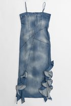 【メゾンスペシャル/MAISON SPECIAL】のFrill Denim Dress/フリルデニムワンピース 人気、トレンドファッション・服の通販 founy(ファニー) ファッション Fashion レディースファッション Fashion for Women ワンピース Dresses フォーマル・パーティードレス・結婚式用ドレス Elegant & Casual Dresses チュニック Tunic Tops & Dresses 春 Spring カットソー Cut and Sewn Top キャミワンピース Cami Dress, Slip Dress シンプル Simple, Minimal ストレッチ Stretch, Stretchy Fabric ストレート Straight, Straight Cut スリット Slit, Slit Detail チュニック Tunic, Long Top デニム Denim, Jeans Material フリル Frill, Ruffle ロング Long, Long-Length S/S・春夏 SS, Spring/Summer, Warm Season 夏 Summer 2026年 2026 thumbnail BLU(ブルー)|ID: prp329100004807525 ipo3291000000034886484