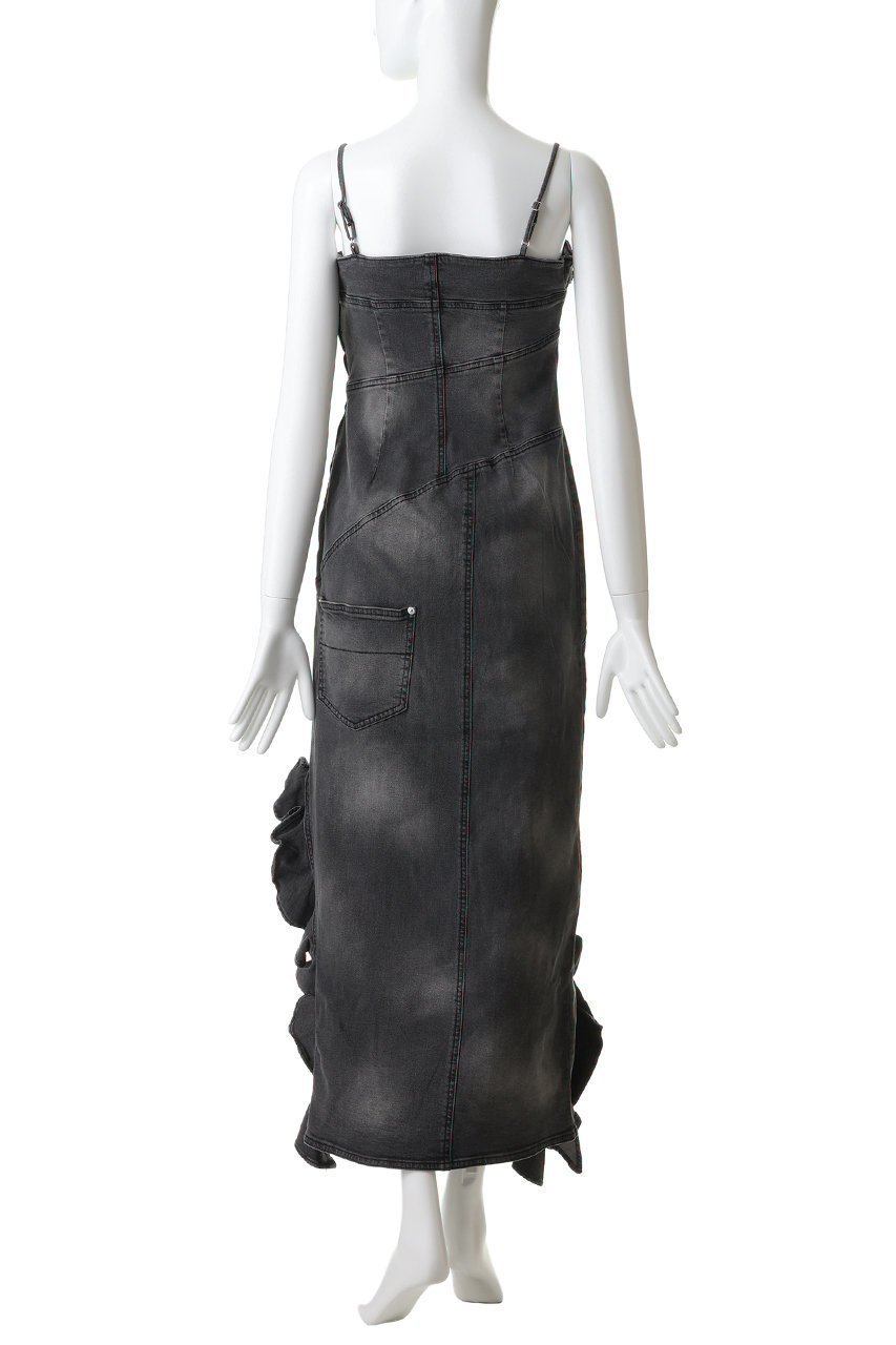 【メゾンスペシャル/MAISON SPECIAL】のFrill Denim Dress/フリルデニムワンピース 人気、トレンドファッション・服の通販 founy(ファニー) 　ファッション　Fashion　レディースファッション　Fashion for Women　ワンピース　Dresses　フォーマル・パーティードレス・結婚式用ドレス　Elegant & Casual Dresses　チュニック　Tunic Tops & Dresses　春　Spring　カットソー　Cut and Sewn Top　キャミワンピース　Cami Dress, Slip Dress　シンプル　Simple, Minimal　ストレッチ　Stretch, Stretchy Fabric　ストレート　Straight, Straight Cut　スリット　Slit, Slit Detail　チュニック　Tunic, Long Top　デニム　Denim, Jeans Material　フリル　Frill, Ruffle　ロング　Long, Long-Length　S/S・春夏　SS, Spring/Summer, Warm Season　夏　Summer　2026年　2026　other-4|ID: prp329100004807525 ipo3291000000036043254