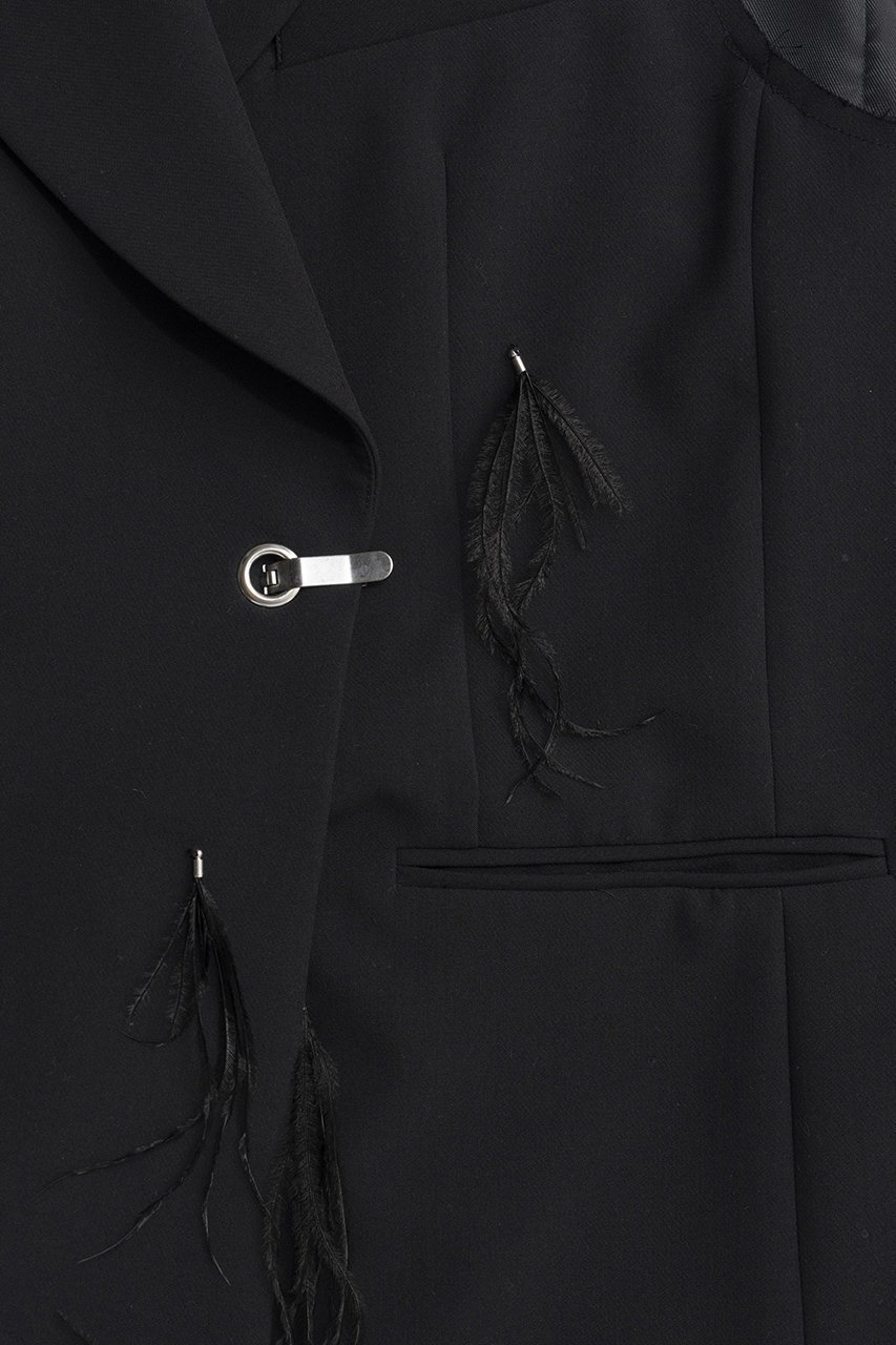 【メゾンスペシャル/MAISON SPECIAL】のFeather Over-Gilet/フェザーオーバージレ 人気、トレンドファッション・服の通販 founy(ファニー) ファッション Fashion レディースファッション Fashion for Women アウター Coat / Outerwear Collection レディースジャケット・軽アウター Jackets 春 Spring ジャケット Jacket, Outerwear セットアップ Set-Up, Coordinated Outfit ハンド Hand, Handmade フェザー Feather, Feather Detail フォルム Silhouette, Form ベスト Vest, Waistcoat モチーフ Motif, Design Theme ワーク Workwear, Utility Style S/S・春夏 SS, Spring/Summer, Warm Season 夏 Summer 2026年 2026 other-3|ID: prp329100004807529 ipo3291000000034886572