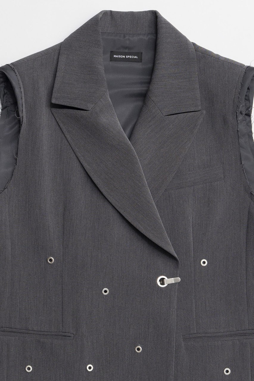 【メゾンスペシャル/MAISON SPECIAL】のEyelet Over Gilet/アイレットオーバージレ 人気、トレンドファッション・服の通販 founy(ファニー) ファッション Fashion レディースファッション Fashion for Women アウター Coat / Outerwear Collection レディースジャケット・軽アウター Jackets アイレット Eyelet Lace 春 Spring ジャケット Jacket, Outerwear フォルム Silhouette, Form ベスト Vest, Waistcoat S/S・春夏 SS, Spring/Summer, Warm Season 夏 Summer 2026年 2026 other-2|ID: prp329100004807530 ipo3291000000034886580