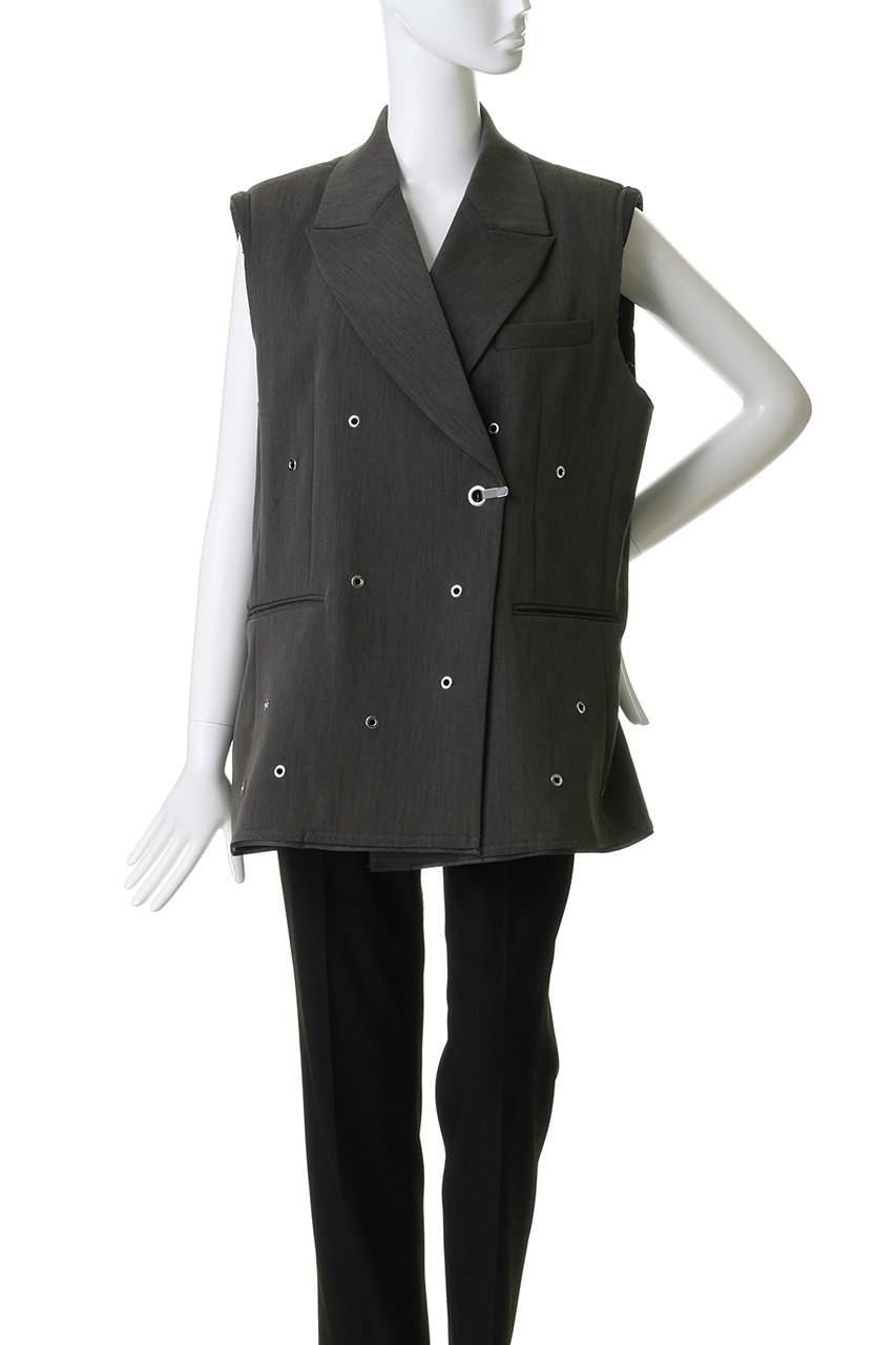 【メゾンスペシャル/MAISON SPECIAL】のEyelet Over Gilet/アイレットオーバージレ 人気、トレンドファッション・服の通販 founy(ファニー) 　ファッション　Fashion　レディースファッション　Fashion for Women　アウター　Coat / Outerwear Collection　レディースジャケット・軽アウター　Jackets　アイレット　Eyelet Lace　ジャケット　Jacket, Outerwear　フォルム　Silhouette, Form　ベスト　Vest, Waistcoat　other-2|ID: prp329100004807530 ipo3291000000036692928