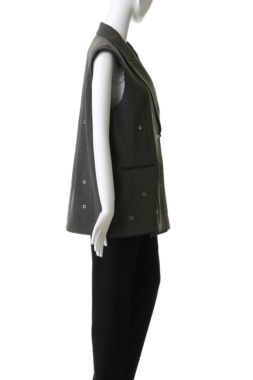 【メゾンスペシャル/MAISON SPECIAL】のEyelet Over Gilet/アイレットオーバージレ 人気、トレンドファッション・服の通販 founy(ファニー) 　ファッション　Fashion　レディースファッション　Fashion for Women　アウター　Coat / Outerwear Collection　レディースジャケット・軽アウター　Jackets　アイレット　Eyelet Lace　ジャケット　Jacket, Outerwear　フォルム　Silhouette, Form　ベスト　Vest, Waistcoat　other-3|ID: prp329100004807530 ipo3291000000036692929