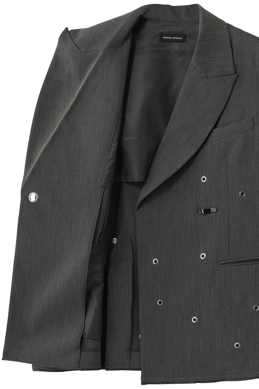 【メゾンスペシャル/MAISON SPECIAL】のEyelet Over Gilet/アイレットオーバージレ 人気、トレンドファッション・服の通販 founy(ファニー) 　ファッション　Fashion　レディースファッション　Fashion for Women　アウター　Coat / Outerwear Collection　レディースジャケット・軽アウター　Jackets　アイレット　Eyelet Lace　ジャケット　Jacket, Outerwear　フォルム　Silhouette, Form　ベスト　Vest, Waistcoat　other-6|ID: prp329100004807530 ipo3291000000036692932