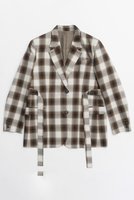 【メゾンスペシャル/MAISON SPECIAL】のFlannel Check Tailored Jacket/オンブレーチェクテーラードジャケット 人気、トレンドファッション・服の通販 founy(ファニー) ファッション Fashion レディースファッション Fashion for Women アウター Coat / Outerwear Collection レディースジャケット・軽アウター Jackets テーラードジャケット / 通勤・きれいめスタイル Tailored Jackets & Blazers 春 Spring グラデーション Gradient, Ombre ショルダー Shoulder, Shoulder Strap ジャケット Jacket, Outerwear セットアップ Set-Up, Coordinated Outfit ドロップ Drop Shoulder, Dropped Style フォルム Silhouette, Form S/S・春夏 SS, Spring/Summer, Warm Season おすすめ Recommended / Our Picks 夏 Summer 2026年 2026 |ID:prp329100004807531