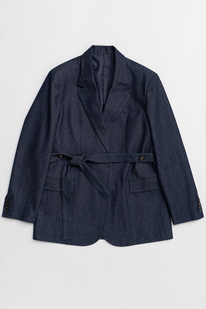 【メゾンスペシャル/MAISON SPECIAL】のRigid Tailored Jacket/リジットテーラードジャケット インテリア・キッズ・メンズ・レディースファッション・服の通販 founy(ファニー) https://founy.com/ ファッション Fashion レディースファッション Fashion for Women アウター Coat / Outerwear Collection レディースジャケット・軽アウター Jackets テーラードジャケット / 通勤・きれいめスタイル Tailored Jackets & Blazers 春 Spring ジャケット Jacket, Outerwear デニム Denim, Jeans Material S/S・春夏 SS, Spring/Summer, Warm Season 夏 Summer エレガント 上品 Elegant 2026年 2026 |ID: prp329100004807532 ipo3291000000034886596