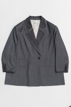 【メゾンスペシャル/MAISON SPECIAL】のOver Jacket/ラペルデザインオーバージャケット 人気、トレンドファッション・服の通販 founy(ファニー) ファッション Fashion レディースファッション Fashion for Women アウター Coat / Outerwear Collection レディースジャケット・軽アウター Jackets 2026年 2026 ジャケット Jacket, Outerwear スラックス Slacks, Dress Pants テーラード Tailored, Tailored Fit デニム Denim, Jeans Material エレガント 上品 Elegant 夏 Summer 春 Spring S/S・春夏 SS, Spring/Summer, Warm Season thumbnail GRY(グレー)|ID: prp329100004807533 ipo3291000000034886606