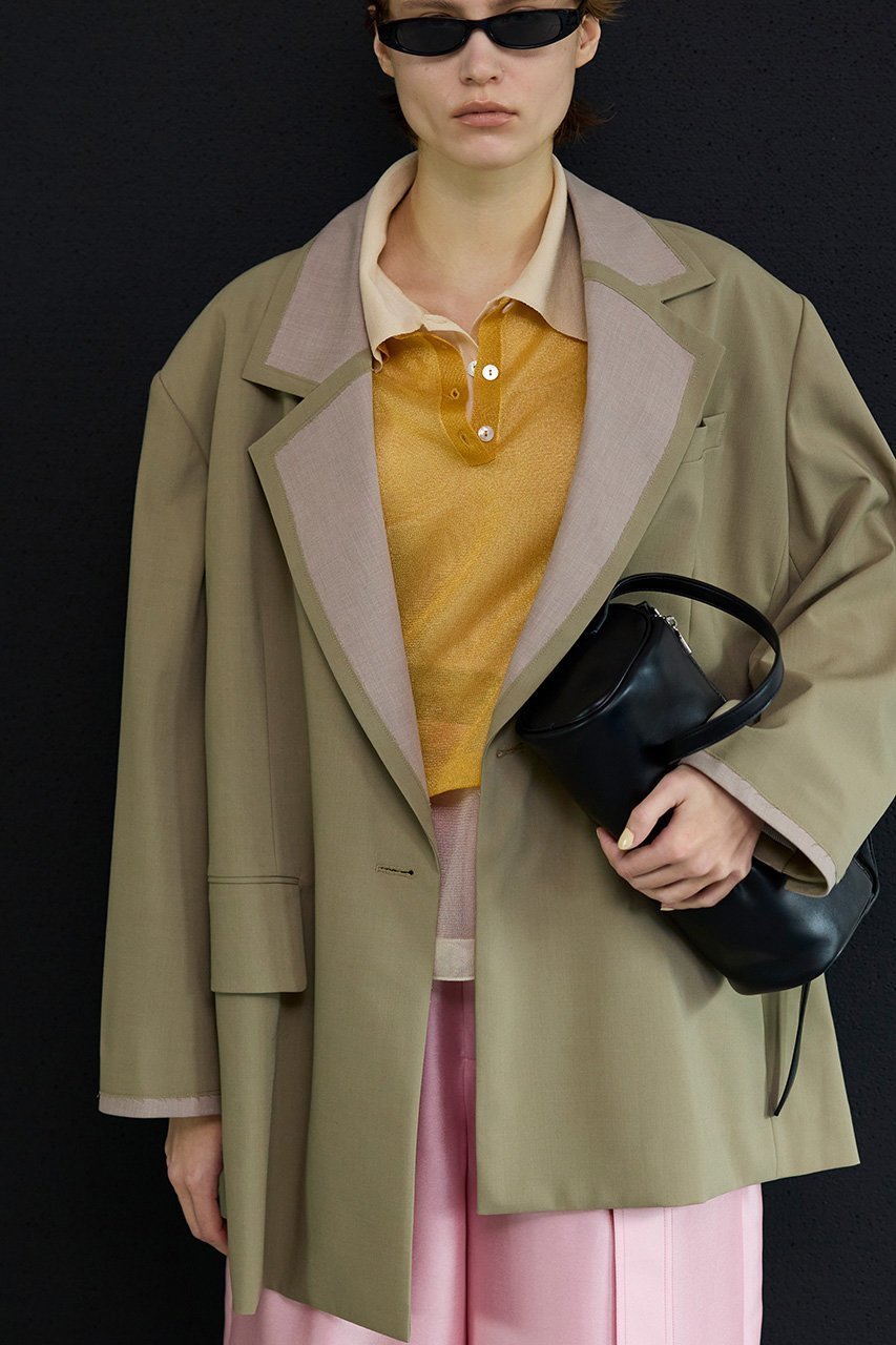 【メゾンスペシャル/MAISON SPECIAL】のOver Jacket/ラペルデザインオーバージャケット 人気、トレンドファッション・服の通販 founy(ファニー) ファッション Fashion レディースファッション Fashion for Women アウター Coat / Outerwear Collection レディースジャケット・軽アウター Jackets 2026年 2026 ジャケット Jacket, Outerwear スラックス Slacks, Dress Pants テーラード Tailored, Tailored Fit デニム Denim, Jeans Material エレガント 上品 Elegant 夏 Summer 春 Spring S/S・春夏 SS, Spring/Summer, Warm Season other-2|ID: prp329100004807533 ipo3291000000034886608