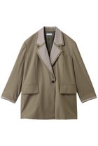 【メゾンスペシャル/MAISON SPECIAL】のOver Jacket/ラペルデザインオーバージャケット 人気、トレンドファッション・服の通販 founy(ファニー) ファッション Fashion レディースファッション Fashion for Women アウター Coat / Outerwear Collection レディースジャケット・軽アウター Jackets 2026年 2026 ジャケット Jacket, Outerwear スラックス Slacks, Dress Pants テーラード Tailored, Tailored Fit デニム Denim, Jeans Material エレガント 上品 Elegant 夏 Summer 春 Spring S/S・春夏 SS, Spring/Summer, Warm Season thumbnail KHK(カーキ)|ID: prp329100004807533 ipo3291000000035619192