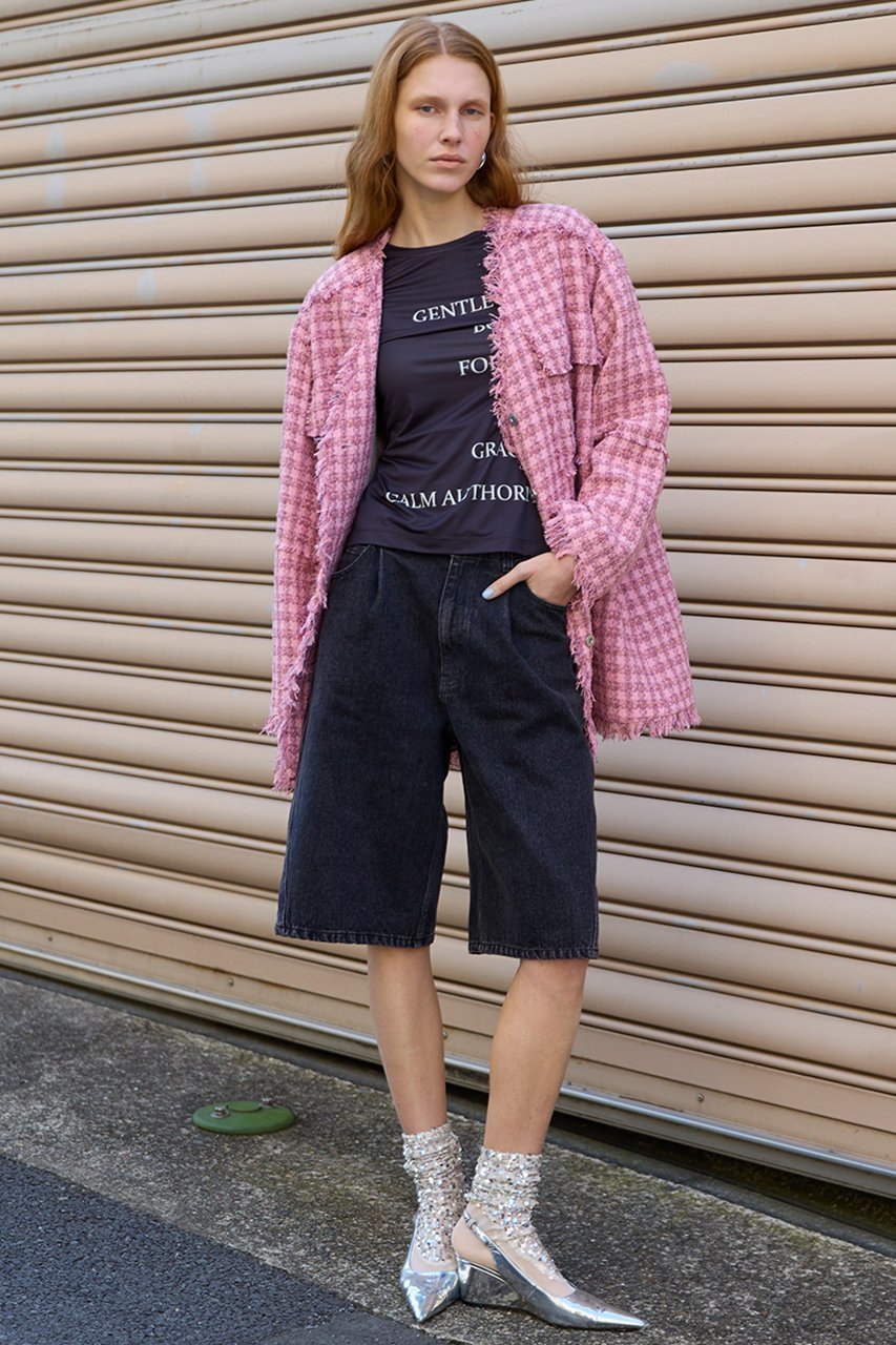 【メゾンスペシャル/MAISON SPECIAL】のFringe Tweed Long Jacket/フリンジツイードジャケット 人気、トレンドファッション・服の通販 founy(ファニー) 　ファッション　Fashion　レディースファッション　Fashion for Women　アウター　Coat / Outerwear Collection　レディースジャケット・軽アウター　Jackets　2026年　2026　ジャケット　Jacket, Outerwear　チェック　Check, Plaid, Tartan　ツイード　Twill, Twill Weave　フリンジ　Fringe, Tassel　ボトム　Bottoms, Lower Wear　ポケット　Pocket, Pocket Detail　夏　Summer　春　Spring　S/S・春夏　SS, Spring/Summer, Warm Season　other-4|ID: prp329100004807534 ipo3291000000034886621