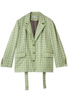 【メゾンスペシャル/MAISON SPECIAL】のMulti-Way Check Jacket/マルチウェイチェックジャケット 人気、トレンドファッション・服の通販 founy(ファニー) ファッション Fashion レディースファッション Fashion for Women アウター Coat / Outerwear Collection レディースジャケット・軽アウター Jackets 2026年 2026 シンプル Simple, Minimal ジャケット Jacket, Outerwear チェック Check, Plaid, Tartan ボトム Bottoms, Lower Wear ラップ Wrap, Wrap Design 別注 Limited Edition, Custom Order 夏 Summer 春 Spring S/S・春夏 SS, Spring/Summer, Warm Season thumbnail GRN(グリーン)|ID: prp329100004807535 ipo3291000000036043306