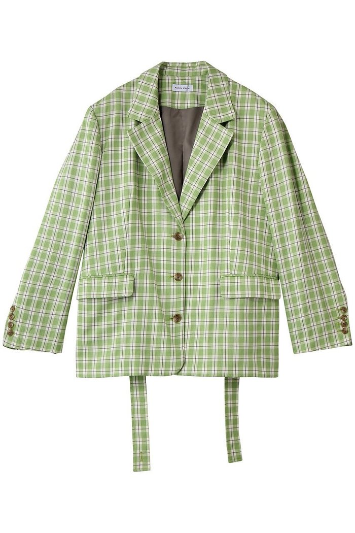 【メゾンスペシャル/MAISON SPECIAL】のMulti-Way Check Jacket/マルチウェイチェックジャケット インテリア・キッズ・メンズ・レディースファッション・服の通販 founy(ファニー) https://founy.com/ ファッション Fashion レディースファッション Fashion for Women アウター Coat / Outerwear Collection レディースジャケット・軽アウター Jackets シンプル Simple, Minimal ジャケット Jacket, Outerwear チェック Check, Plaid, Tartan ボトム Bottoms, Lower Wear ラップ Wrap, Wrap Design 別注 Limited Edition, Custom Order |ID: prp329100004807535 ipo3291000000036891084