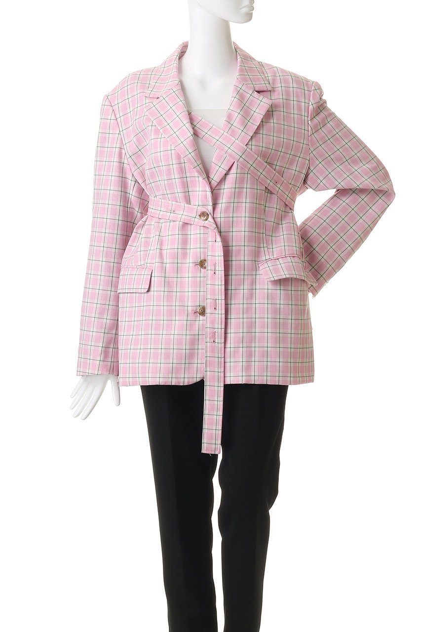 【メゾンスペシャル/MAISON SPECIAL】のMulti-Way Check Jacket/マルチウェイチェックジャケット 人気、トレンドファッション・服の通販 founy(ファニー) ファッション Fashion レディースファッション Fashion for Women アウター Coat / Outerwear Collection レディースジャケット・軽アウター Jackets シンプル Simple, Minimal ジャケット Jacket, Outerwear チェック Check, Plaid, Tartan ボトム Bottoms, Lower Wear ラップ Wrap, Wrap Design 別注 Limited Edition, Custom Order other-7|ID: prp329100004807535 ipo3291000000036891093