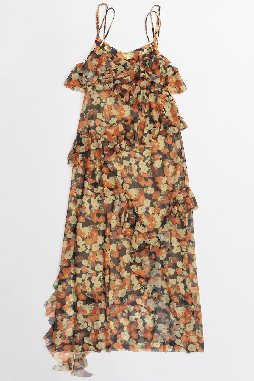 【メゾンスペシャル/MAISON SPECIAL】のFlower Camisole Dress/ブラーフラワーキャミワンピース インテリア・キッズ・メンズ・レディースファッション・服の通販 founy(ファニー) ファッション Fashion レディースファッション Fashion for Women ワンピース Dresses フォーマル・パーティードレス・結婚式用ドレス Elegant & Casual Dresses キャミソールワンピース Camisole Dresses チュニック Tunic Tops & Dresses インナー Innerwear オレンジ Orange 春 Spring キャミワンピース Cami Dress, Slip Dress シンプル Simple, Minimal ジャケット Jacket, Outerwear チュニック Tunic, Long Top フェミニン Feminine, Girly フリル Frill, Ruffle プリント Print, Printed Pattern メッシュ Mesh, Net Fabric ランダム Random, Irregular ロング Long, Long-Length S/S・春夏 SS, Spring/Summer, Warm Season おすすめ Recommended / Our Picks 夏 Summer 2026年 2026 ORG(オレンジ)|ID: prp329100004807542 ipo3291000000034886699