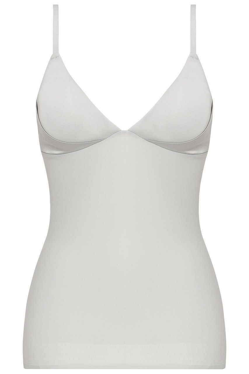 【エス バイ スロギー/S by sloggi】のノンワイヤースムース カップ付きキャミソール sloggi S Smooth BV JX インテリア・キッズ・メンズ・レディースファッション・服の通販 founy(ファニー) 　ファッション　Fashion　レディースファッション　Fashion for Women　下着・ランジェリー　Lingerie & Intimates　その他ランジェリー・インナーアイテム　Other Lingerie / Intimates　インナー　Innerwear　キャミソール　Camisole, Spaghetti Strap Top　軽量　Lightweight, Ultra Light　サテン　Satin, Glossy Fabric　シンプル　Simple, Minimal　なめらか　Smooth, Silky Texture　フィット　Fit, Slim Fit　プリント　Print, Printed Pattern　プレミアム　Premium, High-End　モダン　Modern, Contemporary　ラップ　Wrap, Wrap Design　ランジェリー　Lingerie, Intimate Wear　ワイヤー　Wire, Wired Bra　ムーンストーングレイ|ID: prp329100004807546 ipo3291000000034886758