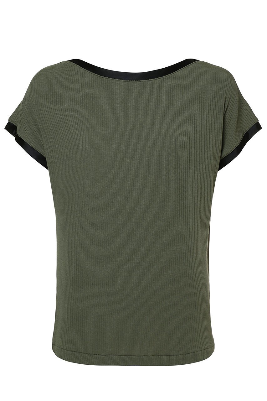 【エス バイ スロギー/S by sloggi】のトップ sloggi S Sundays Top JX インテリア・キッズ・メンズ・レディースファッション・服の通販 founy(ファニー) 　ファッション　Fashion　レディースファッション　Fashion for Women　トップス・カットソー　Cut & Sew Tops　サテン　Satin, Glossy Fabric　スリーブ　Sleeve, Long Sleeve / Short Sleeve　パジャマ　Pajamas, Sleepwear　フレンチ　French, French Style　リラックス　Relax, Relaxed Fit　エレガント 上品　Elegant　再入荷　Restock / Back in Stock　モス|ID: prp329100004807570 ipo3291000000034887182