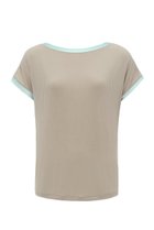 【エス バイ スロギー/S by sloggi】のトップ sloggi S Sundays Top JX 人気、トレンドファッション・服の通販 founy(ファニー) ファッション Fashion レディースファッション Fashion for Women トップス・カットソー Cut & Sew Tops サテン Satin, Glossy Fabric スリーブ Sleeve, Long Sleeve / Short Sleeve パジャマ Pajamas, Sleepwear フレンチ French, French Style リラックス Relax, Relaxed Fit エレガント 上品 Elegant 再入荷 Restock / Back in Stock thumbnail ニューライトアンバー|ID: prp329100004807570 ipo3291000000034887183