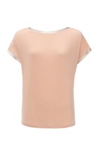 【エス バイ スロギー/S by sloggi】のトップ sloggi S Sundays Top JX 人気、トレンドファッション・服の通販 founy(ファニー) ファッション Fashion レディースファッション Fashion for Women トップス・カットソー Cut & Sew Tops サテン Satin, Glossy Fabric スリーブ Sleeve, Long Sleeve / Short Sleeve パジャマ Pajamas, Sleepwear フレンチ French, French Style リラックス Relax, Relaxed Fit エレガント 上品 Elegant 再入荷 Restock / Back in Stock thumbnail ライトブラウン|ID: prp329100004807570 ipo3291000000034887188