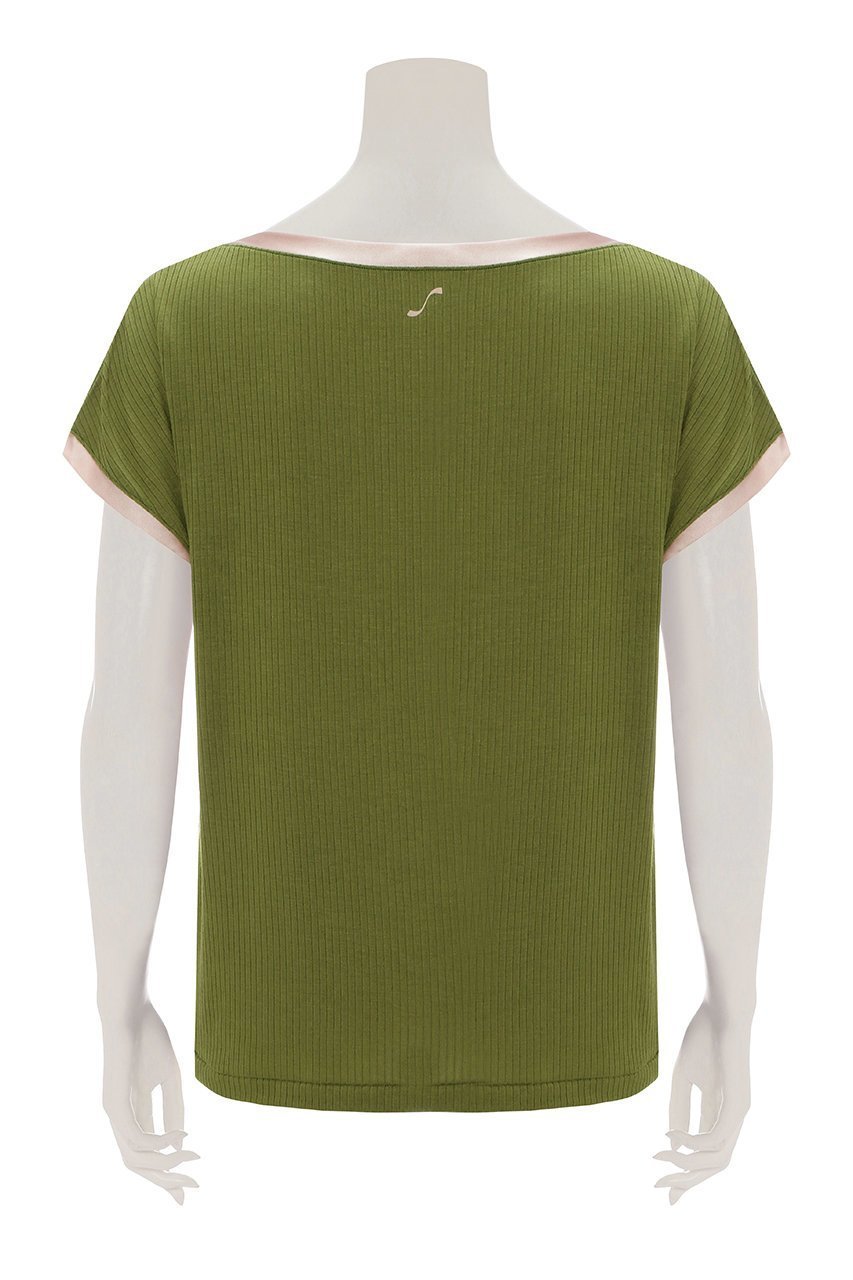 【エス バイ スロギー/S by sloggi】のトップ sloggi S Sundays Top JX 人気、トレンドファッション・服の通販 founy(ファニー) 　ファッション　Fashion　レディースファッション　Fashion for Women　トップス・カットソー　Cut & Sew Tops　サテン　Satin, Glossy Fabric　スリーブ　Sleeve, Long Sleeve / Short Sleeve　パジャマ　Pajamas, Sleepwear　フレンチ　French, French Style　リラックス　Relax, Relaxed Fit　エレガント 上品　Elegant　再入荷　Restock / Back in Stock　other-3|ID: prp329100004807570 ipo3291000000034887190