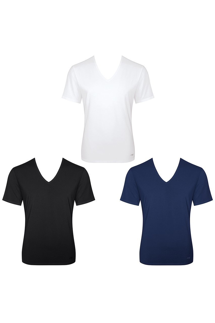 【エス バイ スロギー/S by sloggi / MEN】の【MEN】Vネック半袖アンダーシャツ sloggi men Zero Feel V Neck JX 人気、トレンドファッション・服の通販 founy(ファニー) ファッション Fashion メンズファッション Fashion for Men トップス・カットソー Cut & Sew Tops メンズシャツ Shirts ショート Short, Short Length スリーブ Sleeve, Long Sleeve / Short Sleeve ベーシック Basic, Essential メンズ Men's, Menswear 半袖 Short Sleeve, Half Sleeve other-2|ID: prp329100004807573 ipo3291000000034887207