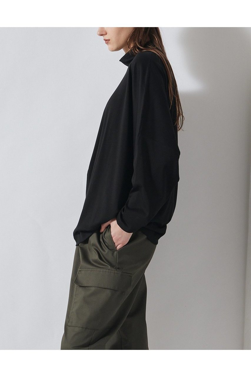 【フローレント/FLORENT】のハイゲージ スムースシルキーハイネック カットソー 人気、トレンドファッション・服の通販 founy(ファニー) 　ファッション　Fashion　レディースファッション　Fashion for Women　トップス・カットソー　Cut & Sew Tops　シャツ・ブラウス・オフィスカジュアル　Elegant Blouses & Button-Ups　ロングTシャツ・Tシャツ　Longline T-Shirts & Tees　カットソー・ベーシックTシャツ　Cut-and-Sewn Tops / Stretch Tees & Basics　2026年　2026　インナー　Innerwear　カットソー　Cut and Sewn Top　ジャケット　Jacket, Outerwear　スリーブ　Sleeve, Long Sleeve / Short Sleeve　スーピマ　Supima, Premium Cotton　ロング　Long, Long-Length　夏　Summer　春　Spring　S/S・春夏　SS, Spring/Summer, Warm Season　other-7|ID: prp329100004808641 ipo3291000000034897002