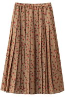 【ミュベール/MUVEIL】のイチゴプリントプリーツスカート 人気、トレンドファッション・服の通販 founy(ファニー) ファッション Fashion レディースファッション Fashion for Women スカート Skirts プリーツスカート / 上品フェミニンスタイル Pleated Skirts ロングスカート Long Skirts / Maxi & Midi Skirts 2026年 2026 おすすめ Recommended / Our Picks ジャケット Jacket, Outerwear セットアップ Set-Up, Coordinated Outfit プリント Print, Printed Pattern プリーツ Pleats, Pleated ベーシック Basic, Essential ロング Long, Long-Length エレガント 上品 Elegant 夏 Summer 春 Spring S/S・春夏 SS, Spring/Summer, Warm Season |ID:prp329100004808645