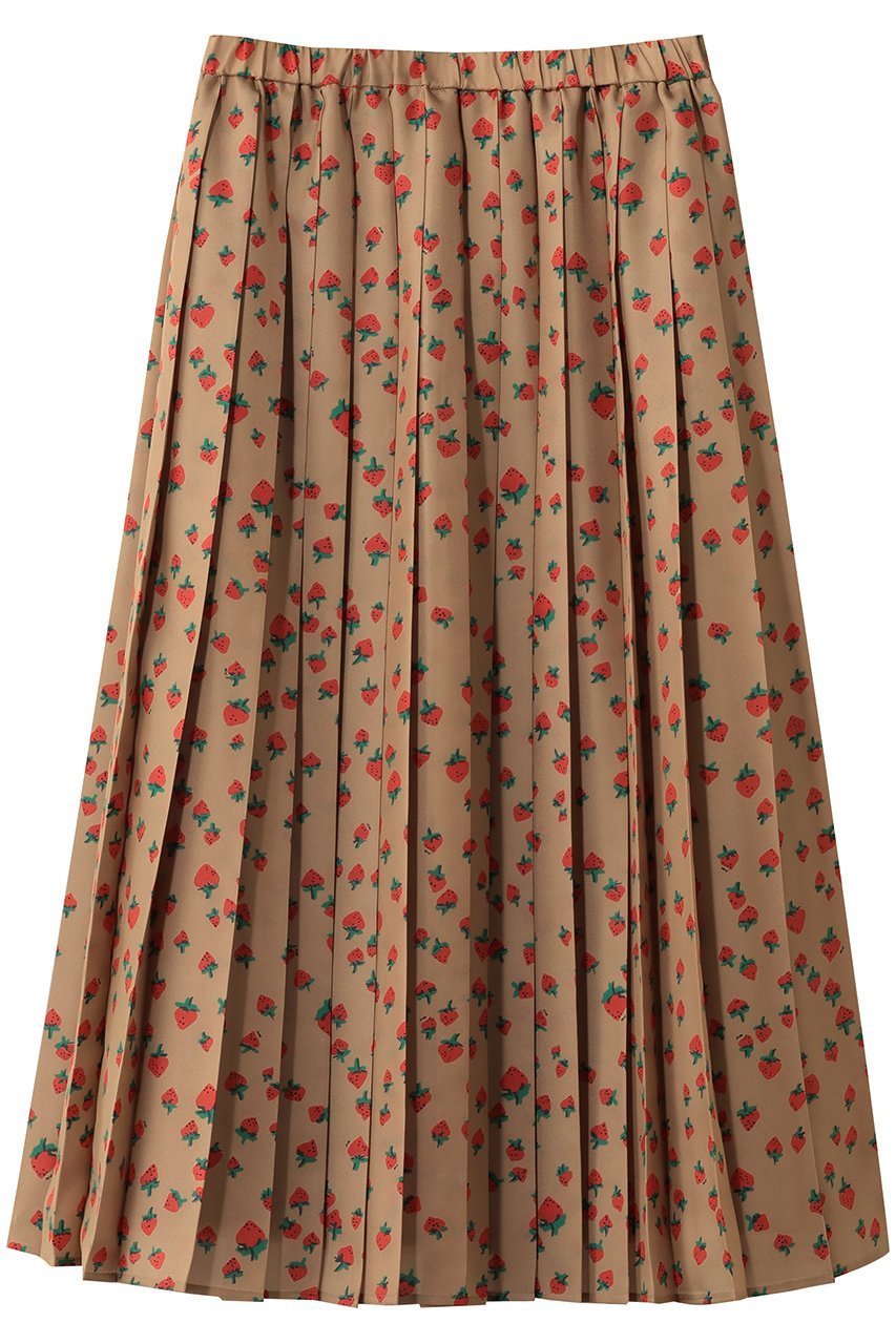 【ミュベール/MUVEIL】のイチゴプリントプリーツスカート 人気、トレンドファッション・服の通販 founy(ファニー) 　ファッション　Fashion　レディースファッション　Fashion for Women　スカート　Skirts　プリーツスカート / 上品フェミニンスタイル　Pleated Skirts　ロングスカート　Long Skirts / Maxi & Midi Skirts　2026年　2026　おすすめ　Recommended / Our Picks　ジャケット　Jacket, Outerwear　セットアップ　Set-Up, Coordinated Outfit　プリント　Print, Printed Pattern　プリーツ　Pleats, Pleated　ベーシック　Basic, Essential　ロング　Long, Long-Length　エレガント 上品　Elegant　夏　Summer　春　Spring　S/S・春夏　SS, Spring/Summer, Warm Season　 other-1|ID: prp329100004808645 ipo3291000000034897031