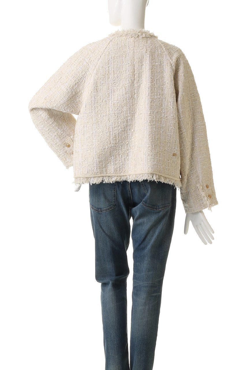 【ミュベール/MUVEIL】のラウンドヘムツイードジャケット 人気、トレンドファッション・服の通販 founy(ファニー) 　ファッション　Fashion　レディースファッション　Fashion for Women　アウター　Coat / Outerwear Collection　レディースジャケット・軽アウター　Jackets　2026年　2026　ジャケット　Jacket, Outerwear　スタンド　Stand Collar, Upright Stand　ツイード　Twill, Twill Weave　フリンジ　Fringe, Tassel　ベロア　Velour, Soft Velvet　夏　Summer　春　Spring　S/S・春夏　SS, Spring/Summer, Warm Season　other-4|ID: prp329100004808647 ipo3291000000035483272