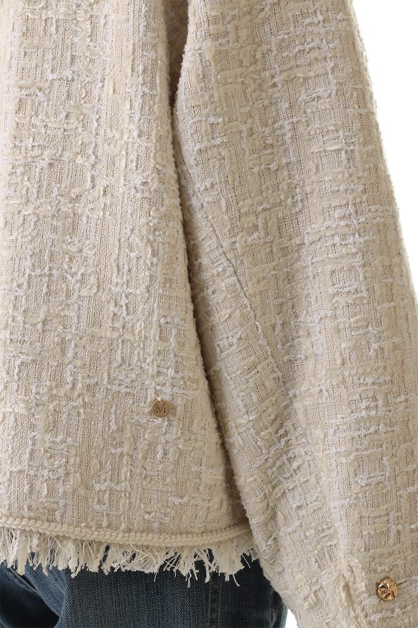 【ミュベール/MUVEIL】のラウンドヘムツイードジャケット 人気、トレンドファッション・服の通販 founy(ファニー) 　ファッション　Fashion　レディースファッション　Fashion for Women　アウター　Coat / Outerwear Collection　レディースジャケット・軽アウター　Jackets　2026年　2026　ジャケット　Jacket, Outerwear　スタンド　Stand Collar, Upright Stand　ツイード　Twill, Twill Weave　フリンジ　Fringe, Tassel　ベロア　Velour, Soft Velvet　夏　Summer　春　Spring　S/S・春夏　SS, Spring/Summer, Warm Season　other-6|ID: prp329100004808647 ipo3291000000035483274