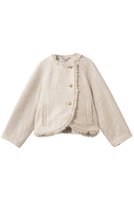 【ミュベール/MUVEIL】のラウンドヘムツイードジャケット 人気、トレンドファッション・服の通販 founy(ファニー) ファッション Fashion レディースファッション Fashion for Women アウター Coat / Outerwear Collection レディースジャケット・軽アウター Jackets 2026年 2026 ジャケット Jacket, Outerwear スタンド Stand Collar, Upright Stand ツイード Twill, Twill Weave フリンジ Fringe, Tassel ベロア Velour, Soft Velvet 夏 Summer 春 Spring S/S・春夏 SS, Spring/Summer, Warm Season |ID:prp329100004808647